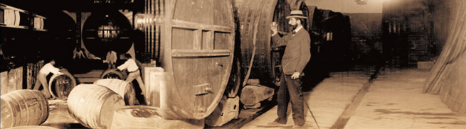 Old Brue-Auriac wine cellar